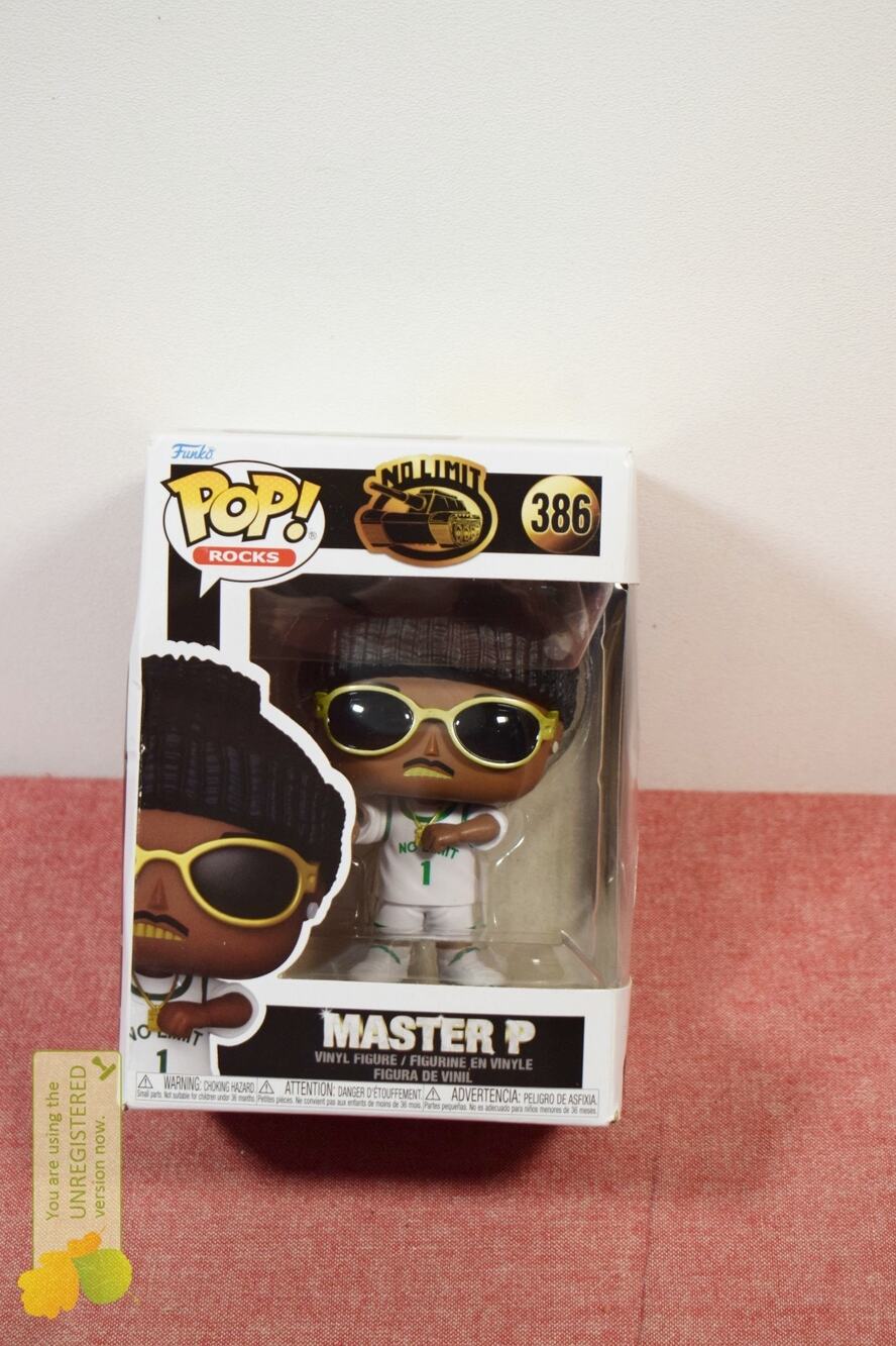 Funko Pop! Rocks No Limit Master P #386 (Pack Wear)